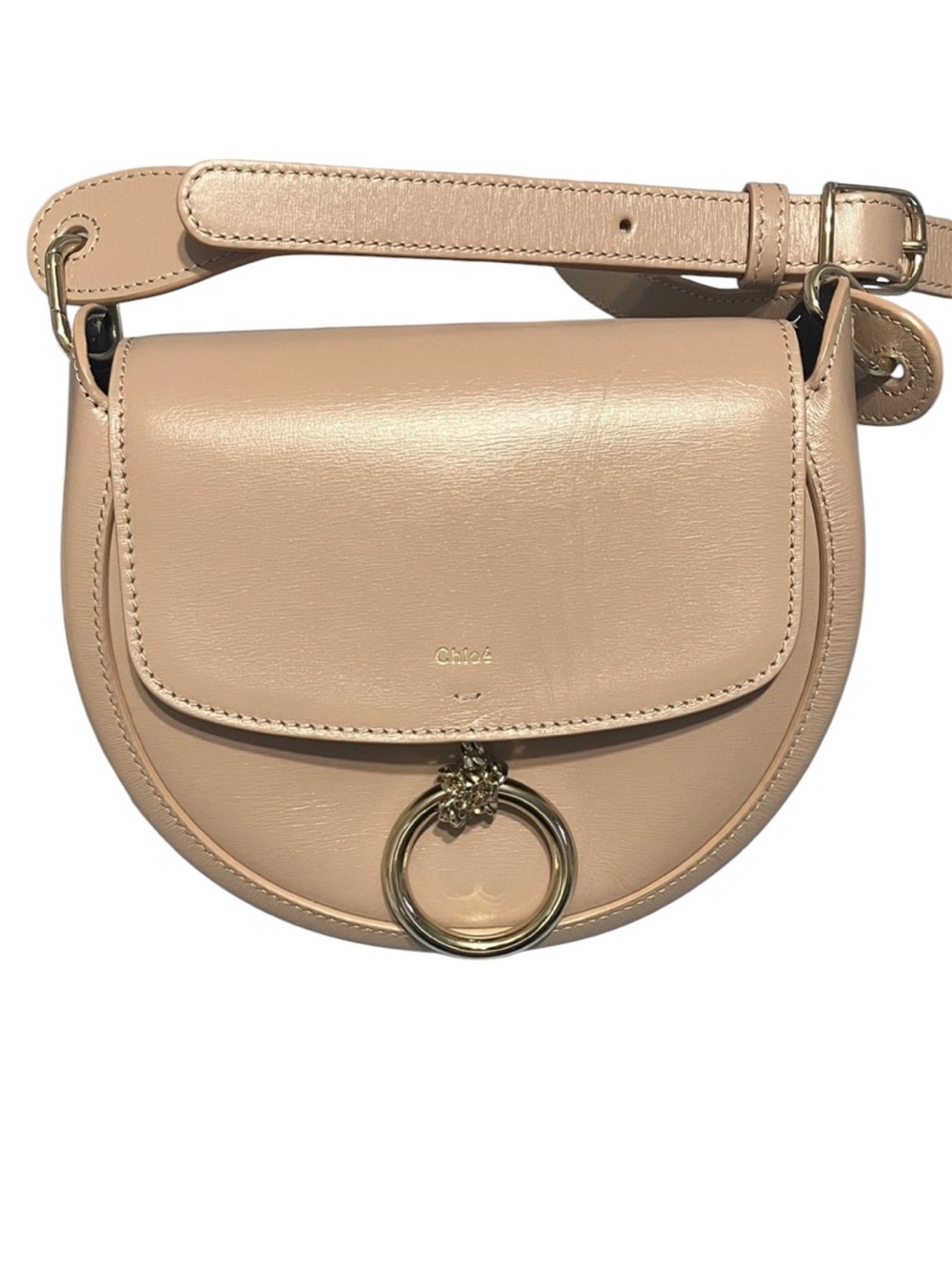 Chloe Tan Leather Crossbody Bag - Magnetic Closure NWOT